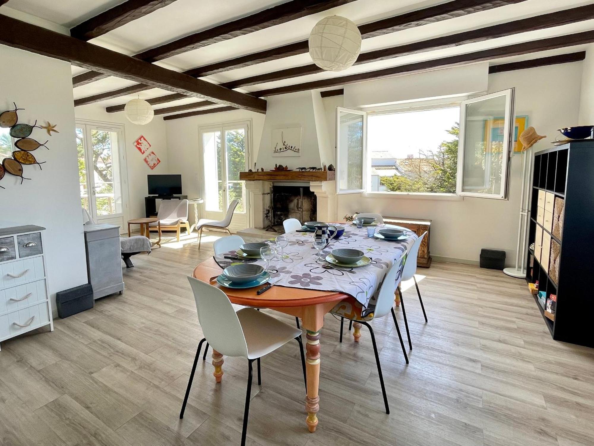 Maison Familiale Au Calme, Proche Plage, 9 Couchages, Terrasses, Wifi, Garage Velo - Bretignolles-Sur-Mer - Fr-1-231-203 Екстериор снимка