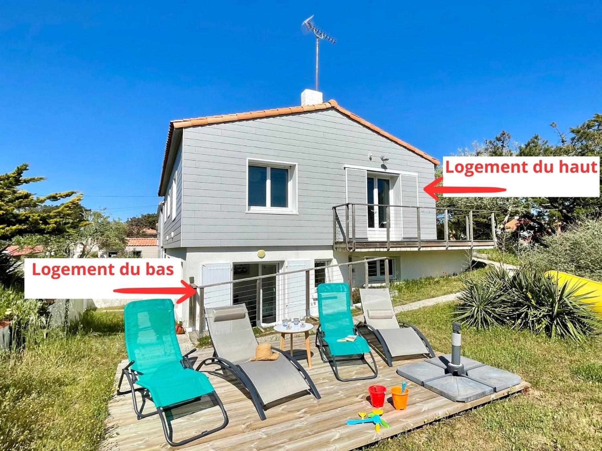 Maison Familiale Au Calme, Proche Plage, 9 Couchages, Terrasses, Wifi, Garage Velo - Bretignolles-Sur-Mer - Fr-1-231-203 Екстериор снимка